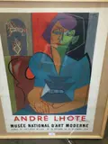Femme assise by André Lhote, Affiche en couleur pour une exposition de l'artiste au Musée National d'Art Moderne en, sold Mar 2018