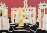 Place italienne by Jean-Claude Dragomir, Gouache, sold Mar 2018