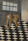 Le grand singe by Georges Lucien Guyot, Aquarelle, sold Feb 2018