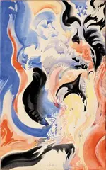 Composition, circa 1920 by František Kupka, Aquarelle sur papier, sold Feb 2018