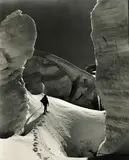 Gaston Rebuffat dans les Séracs by George Ii Tairraz, Photographie en noir et blanc, sold Dec 2017