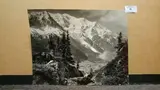 La chaîne du Mont Blanc depuis La Flégère by George Ii Tairraz, Photographie en noir et blanc, sold Dec 2017