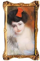 Buste de jeune femme brune by Louis-Robert Carrier-Belleuse, Pastel, sold Nov 2017