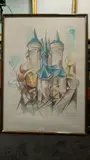 dit «Tourelles by Jacques Ceria Despierre, Lithographie en couleur, sold Oct 2017