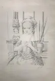 Enfant d'artiste by Léonard-Tsuguharu Foujita, Lithographie signée et annotée «H, sold Jun 2017