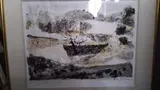 Contreforts des Alpilles by Maurice-Elie Sarthou, Monotype à la gouache, sold Jun 2017