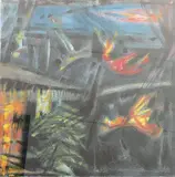 Composition by Jean Bertholle, 1963, Gouache, sold Jun 2017