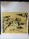 Collation sur les bateaux au port by Yves Brayer, Lithographie signée et numérotée:, sold May 2017