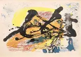 Sans titre by Asger Jorn, 1958, Lithographie en couleur signée, sold May 2017