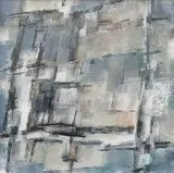 Composition abstraite by Andre Besse, 1972, Gouache, sold May 2017