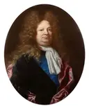 Portrait de Jean Antoine II de Mesmes, comte d'Avaux by Hyacinthe Rigaud, 1640, Toile ovale, sold May 2023