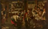 Pierre BRUEGHEL II (Bruxelles, 1564 - Anvers, 1636) Le paiement de la dîme by Pieters Ii Brueghel, Toile, sold Mar 2023