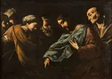 Le Christ et la femme adultère by Francesco Fracanzano, Toile, sold Mar 2023