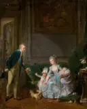 Le duc d'Orléans et sa famille by Charles Lepeintre, Toile, sold Mar 2023