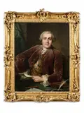 Portrait d'Etienne Grangier by Donat Nonnotte, 1719, Toile, sold Mar 2023