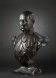 Buste du vice-amiral Ulysse Auguste Devarenne by Jean-André Delorme, Bronze à patine brune, sold Mar 2023