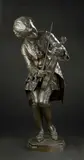 Mozart enfant by Louis-Ernest Barrias, 1883, Épreuve en bronze à patine brune, fonte d'édition de F, sold Dec 2022