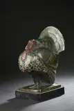 Dindon by Raoul Lamourdedieu, Épreuve en bronze à patine polychrome, fonte d'édition ancienne de La Stelle, sold Dec 2022