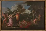 Bacchanale avec danse by Filippo Lauri, Toile, sold Nov 2022