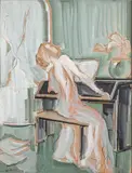 La pianiste by Pierre Belay, Gouache et encre (plume et lavis), sold May 2024