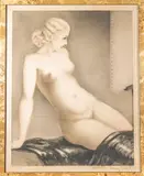 Mon modèle by Louis Icart, 1933, Eau-forte et aquatinte, sold May 2024