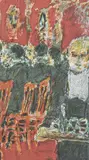 Le garçon de café by Henri Lachièze-Rey, Lithographie en couleurs, sold May 2024
