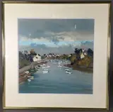 Vue de Dodan by Jacques Coquillay, Gouache, sold May 2024