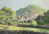 Vue d'un village by Paul Lengellé, Aquarelle et gouache, sold Apr 2024