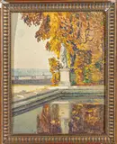 Le jardin du Luxembourg by Isidore Rosenstock, Aquarelle, sold Apr 2024
