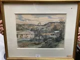 Paysage à Eguzon by Marcel Parturier, Aquarelle, sold Sep 2022