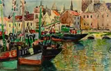 Ostende by Pierre Belay, Aquarelle, sold Jun 2022