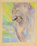 Faune by Pierre Belay, Aquarelle et gouache, sold Jun 2022