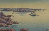 L'entrée du port de Ploumanac'h by Henri Rivière, Lithographie n°19 de la série « Beau pays de Bretagne », sold Jun 2022