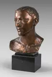Odette by Charles Despiau, Épreuve en bronze patiné, sold Jun 2022
