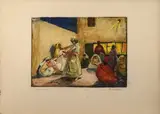 La danseuse orientale by Lucien Simon, Eau-forte et aquatinte sur papier, sold Oct 2022