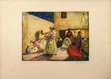 La danseuse orientale by Lucien Simon, Eau-forte et aquatinte sur papier, sold Oct 2022
