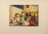 La danseuse orientale by Lucien Simon, Eau-forte et aquatinte sur papier, sold Oct 2022
