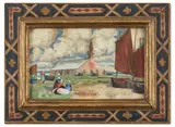 Scène bretonne by Ernest Pierre Guérin, Aquarelle sur papier, sold Oct 2022