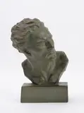 Buste de Jean Mermoz by Ugo Cipriani, Épreuve en terre cuite, sold Oct 2022