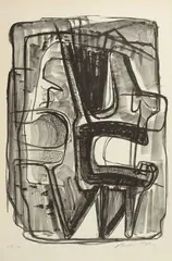 Sans titre by André Bloc, Lithographie sur papier, sold Jul 2022