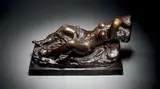 La baigneuse by Charles Malfray, Bronze à patine brune, sold Nov 2017