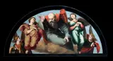 Dieu entouré d'anges by Girolamo Genga, Panneau, sommet de retable, sold Jun 2017