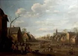 Fête villageoise by Joost Cornelisz Droochsloot, Toile, sold Apr 2017