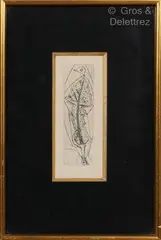 Planches VII et VIII pour « Galapagos, les iles du bout du monde » d’ A. Artaud by Max Ernst, Eau-forte, aquatinte en couleurs, sold Dec 2022