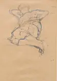 Personnage allongé by Édouard Vuillard, Crayon sur papier, sold May 2021