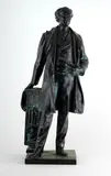 Sir Wilfrid Laurier by Louis-Philippe Hébert, Bronze à patine verte, sold May 2021