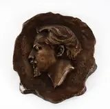 Portrait de Suzor-Coté by Alfred Laliberté, Bronze à patine foncée, sold May 2021