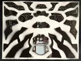 Graffiti masqué X VIII by Jacques Hurtubise, Collage sur papier Arches, sold Mar 2021