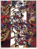 Between Paraiso 3-2" by René Derouin, 2008, Monotype, sold Mar 2021