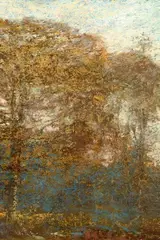 Paysage by Dwight William Tryon, Pastel sur carton, sold Nov 2020